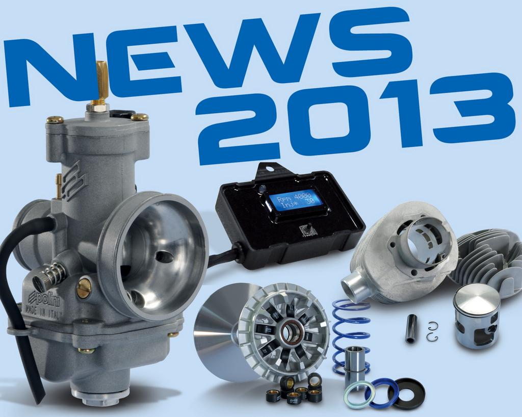 News: Polini Tuning Products 2013 revealed - Polini carburetor, Polini ECU and more