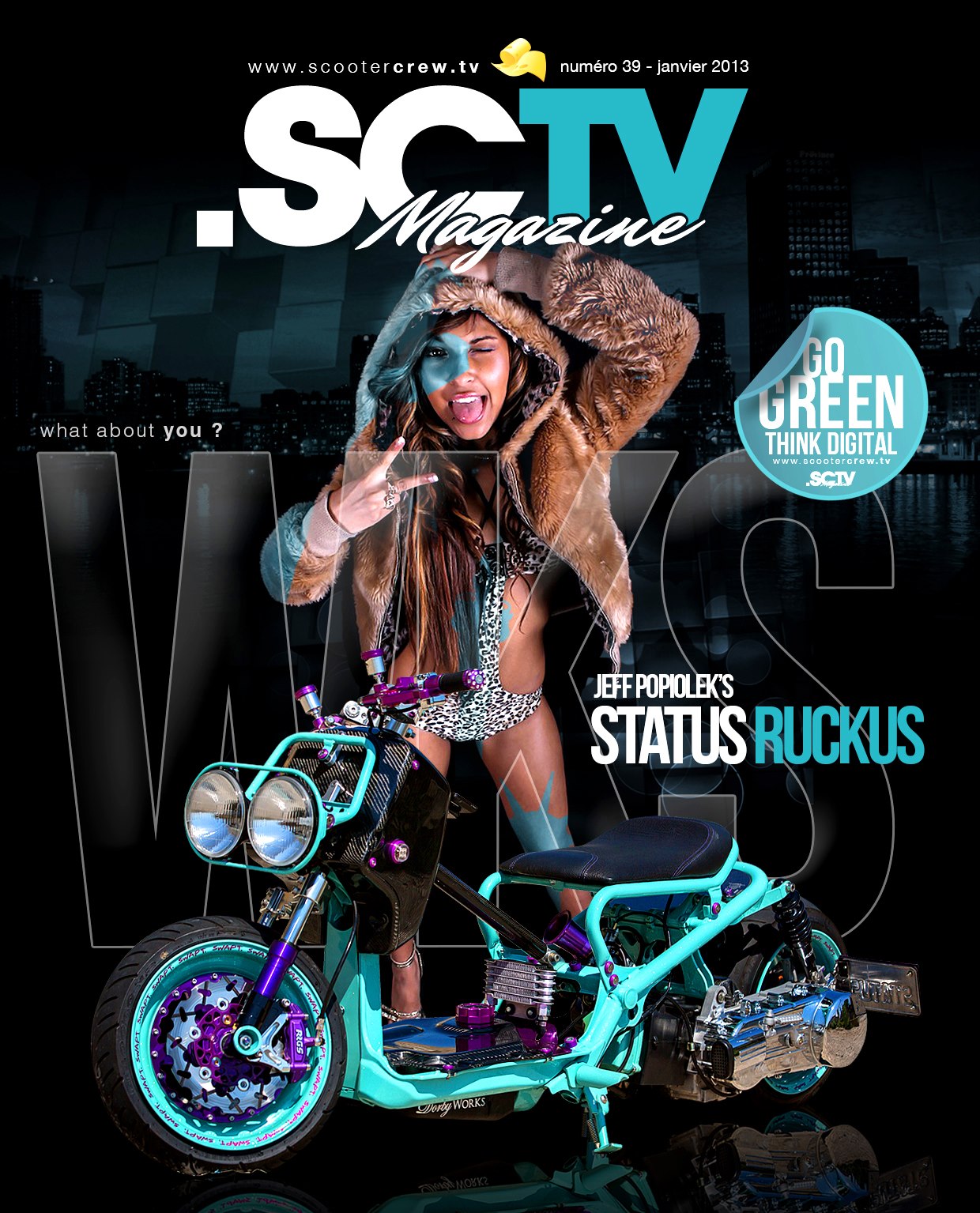 News: SCTV Custom Scooter Magazine January Edition Free Download - Out Now!