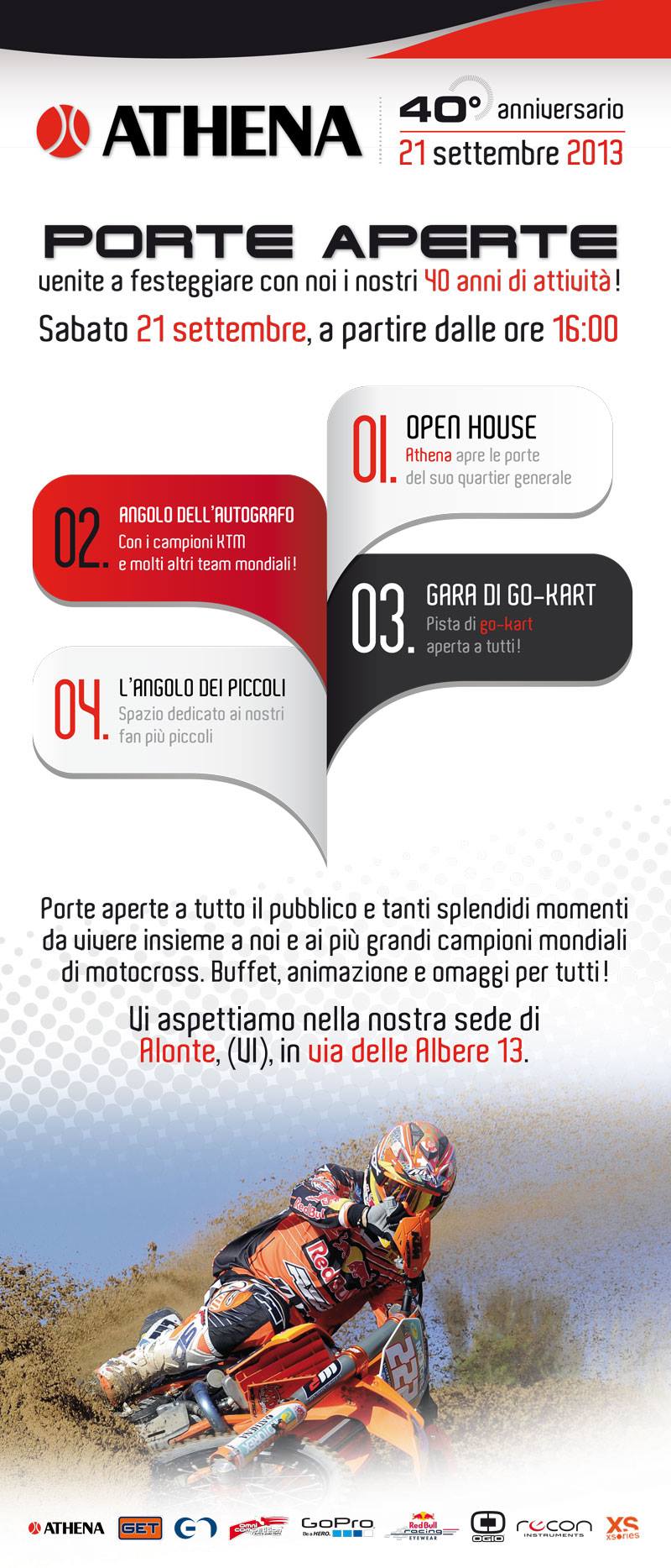 News: Athena Open Day Italy / Porta Operte Italia - September 21st 2013
